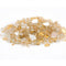 GOLDEN  FIRE PIT  GLASS  STONE