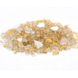 GOLDEN  FIRE PIT  GLASS  STONE