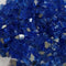 dark  blue  fire pit  glass stone