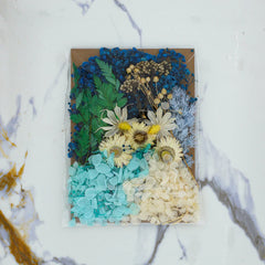 Dried Mixed Flower Blue Theme - 3 (FL6014