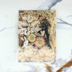 Dried Mixed Flower White Theme  FL6001
