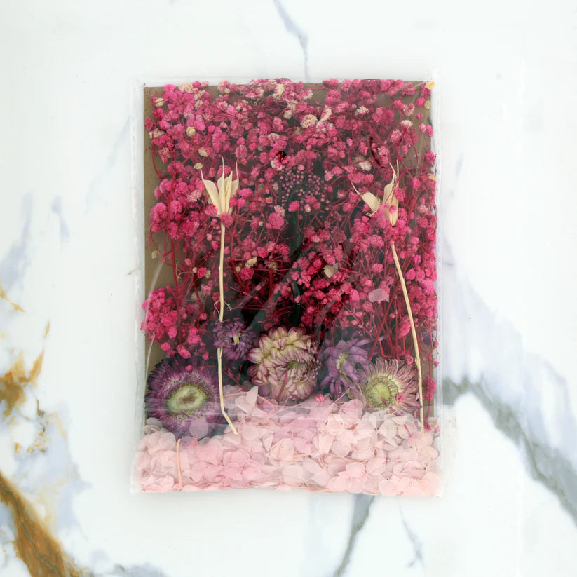 Dried Mixed Flower Pink Theme - 1 (FL6004