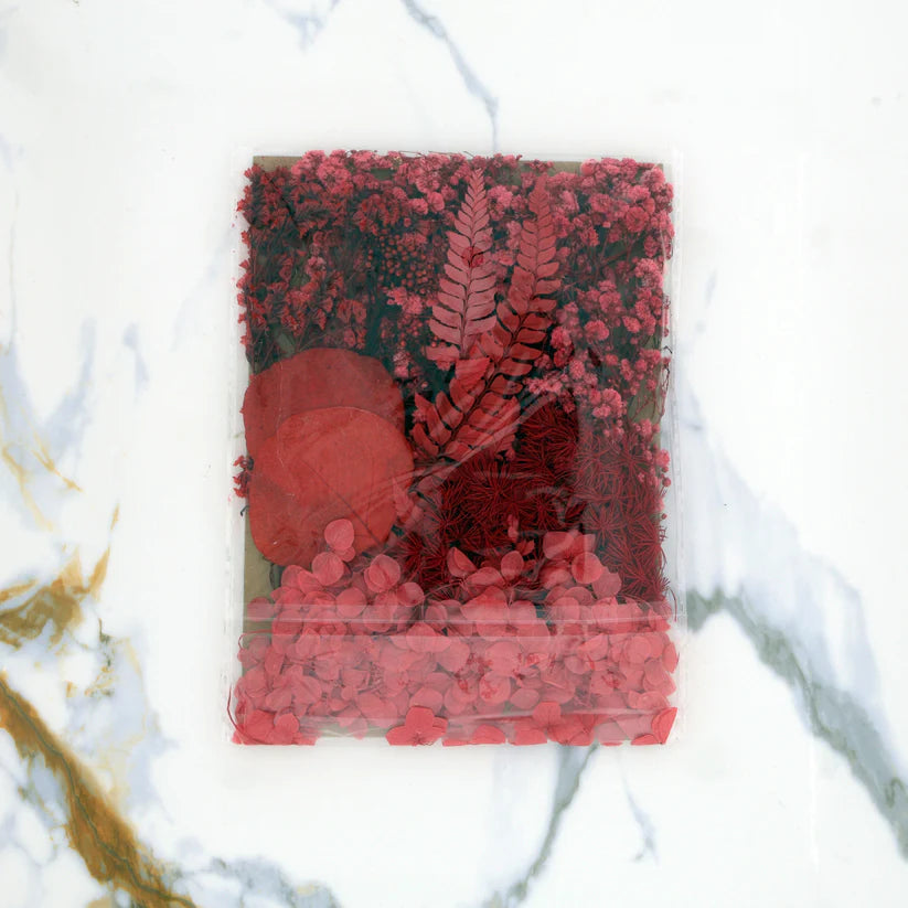 Dried Mixed Flower Red Theme (FL6009