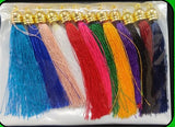 thread  tassel  golden cap 12pc