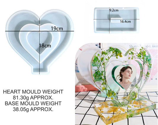 CENTER HEART PHOTO FRAME MOULD