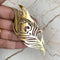 MORPANKH / FEATHER ACRYLIC CUT OUT SIZE= (4  INCH)