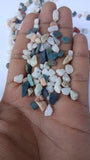 NATURL  PEBUELS /  OCEAN  MIX  STONE  FOR  RESIN  OCEAN  THEME