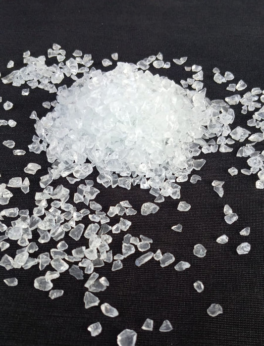 CLEAR  CRYSTAL  STONE  3:6MM