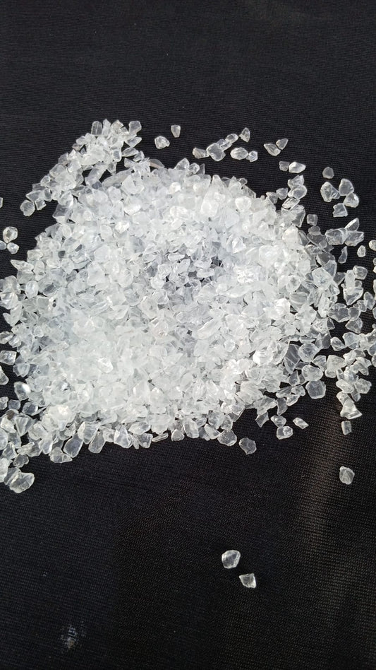 CLEAR  CRYSTAL  STONE  3:6MM