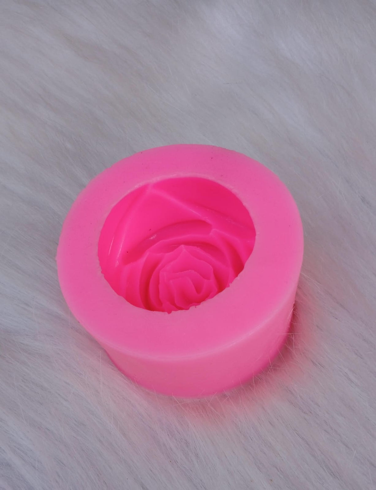 HBR362 BIG  ROSE  CANDLE MOULD