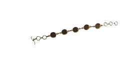 5 CAVITY  BRACELET  BEZEL  (GOLD )