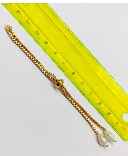 SLIDER BRACELET CHAIN GOLD/ SILVER