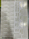 HEART  CLEANDER METAL STICKER   SHEET  A4 SIZE