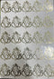 METAL  SRICKER  SHEET  A4 ( GANESHA SIZE  =  2