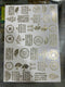 MIX  MANTRA  METAL STICKER  SHEET  A4 SIZE