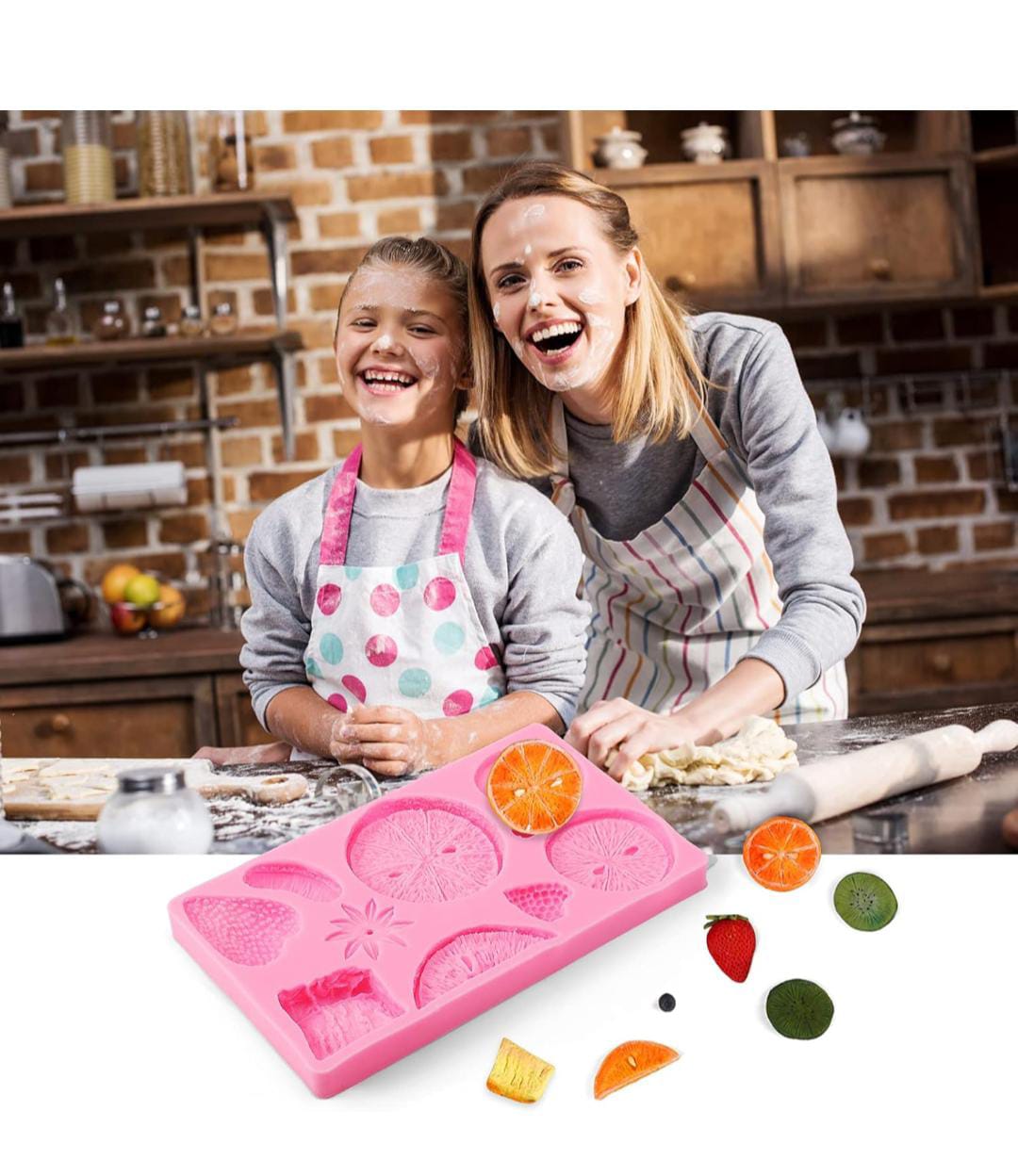 FRUIT  SILICON  PINK  MOULD /MOLD   (HBR203