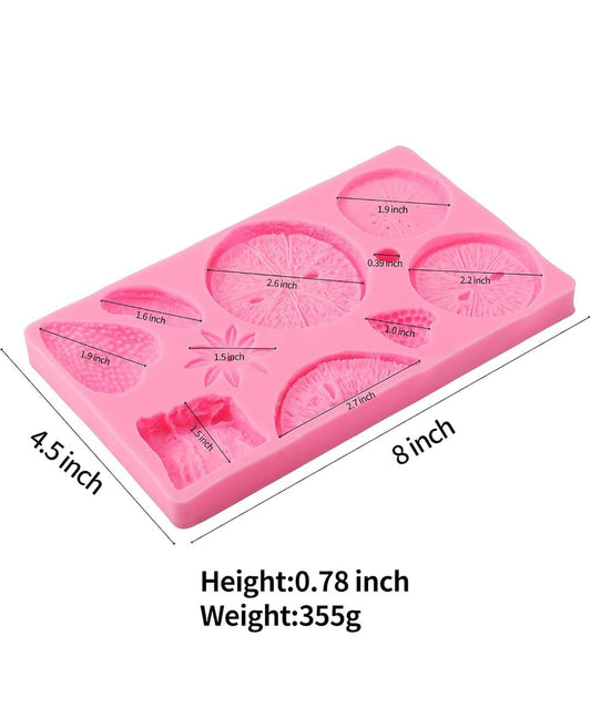 FRUIT  SILICON  PINK  MOULD /MOLD   (HBR203