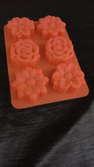 3D DEEP FLOWER   MOLD  2.5X1" INCH