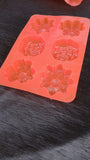 3D DEEP FLOWER   MOLD  2.5X1" INCH