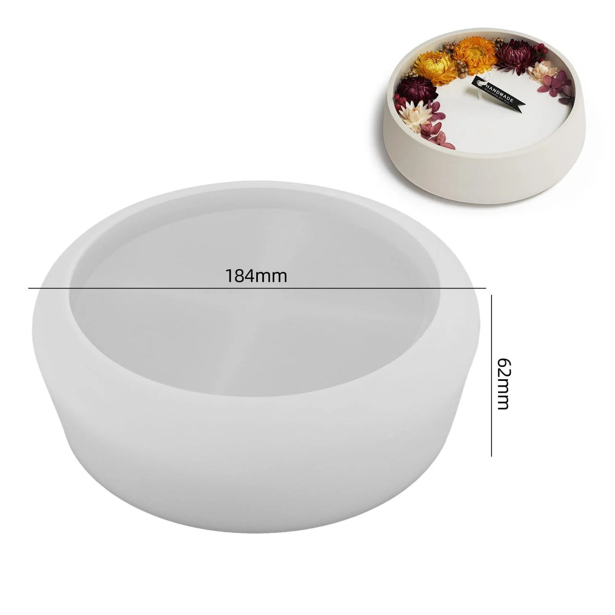 Large Plain Round Bowl Mould SM1414