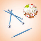 4 Pcs Modeling Ball Tools, 8 Ball Stainless Steel Dotting Modeling Tools Clay Ceramics Pottery Carving Tool Embossing Sculpting Set