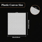 PLASTIC  CANVAS SHEET 12.5 INCH  BY  10"  APROX