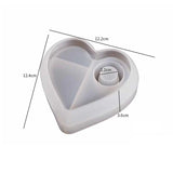 SM1336 Heart-Shaped Tealight Holder Mould