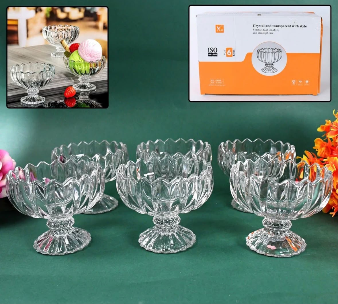 BQL026 CANDLE JAR  SET  OF  6PC