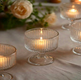 YJ 6805 C PREMIUM CANDLE  JAR  SET OF  6PC