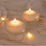 YJ 6805 C PREMIUM CANDLE  JAR  SET OF  6PC