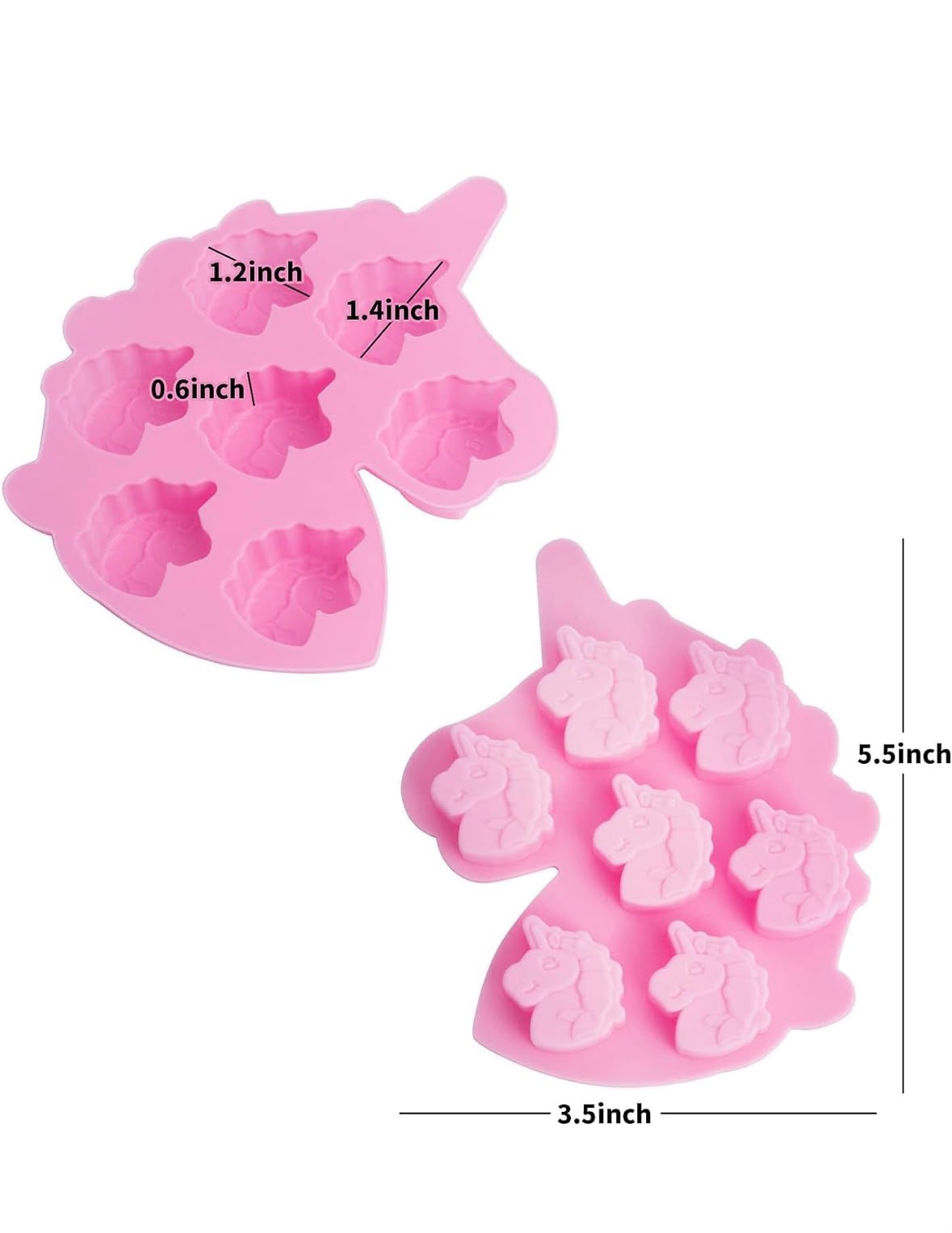 J156232  7 CAVITY UNICORN  MOLD/MOULD