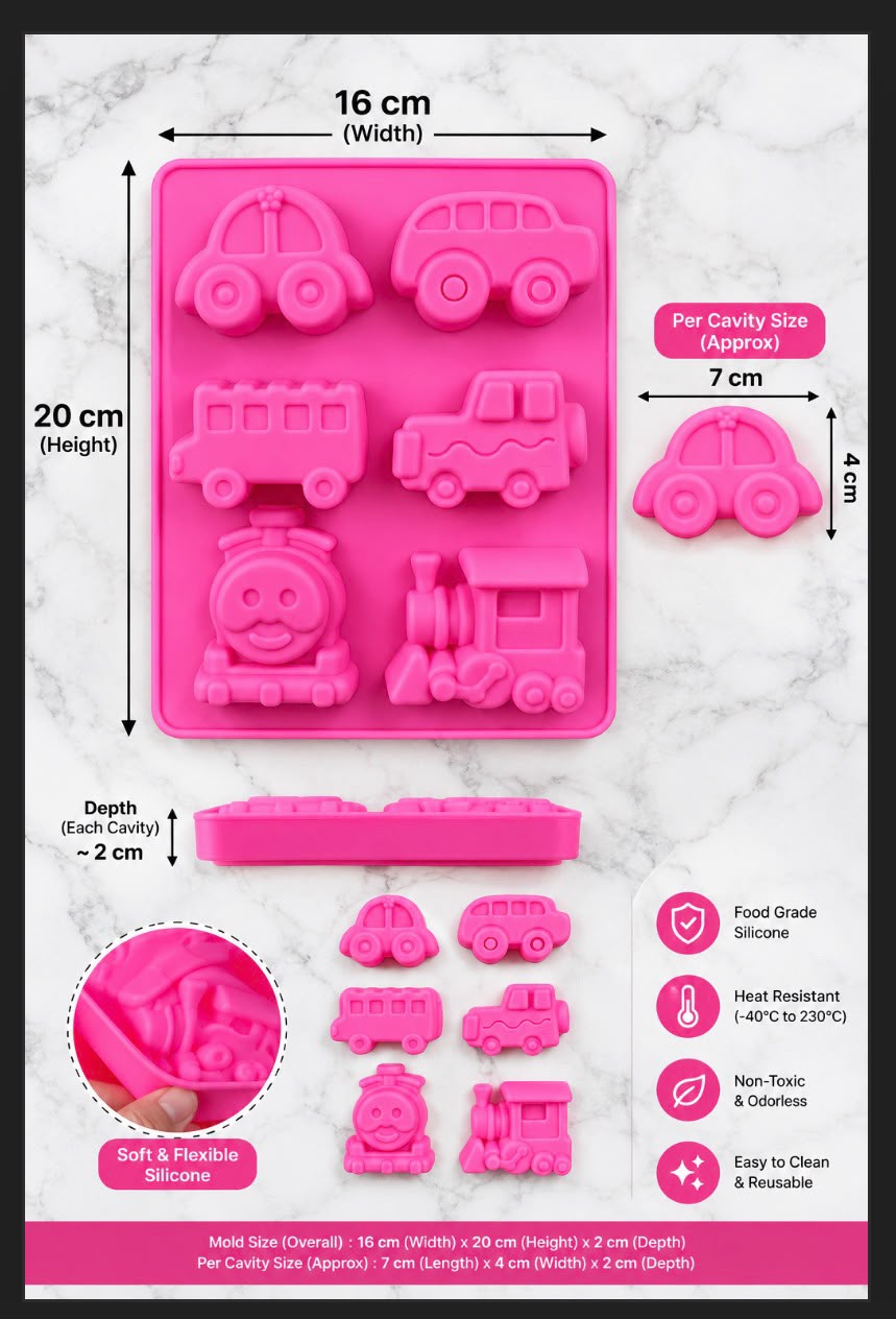 j156224 small baby truck mold/mould