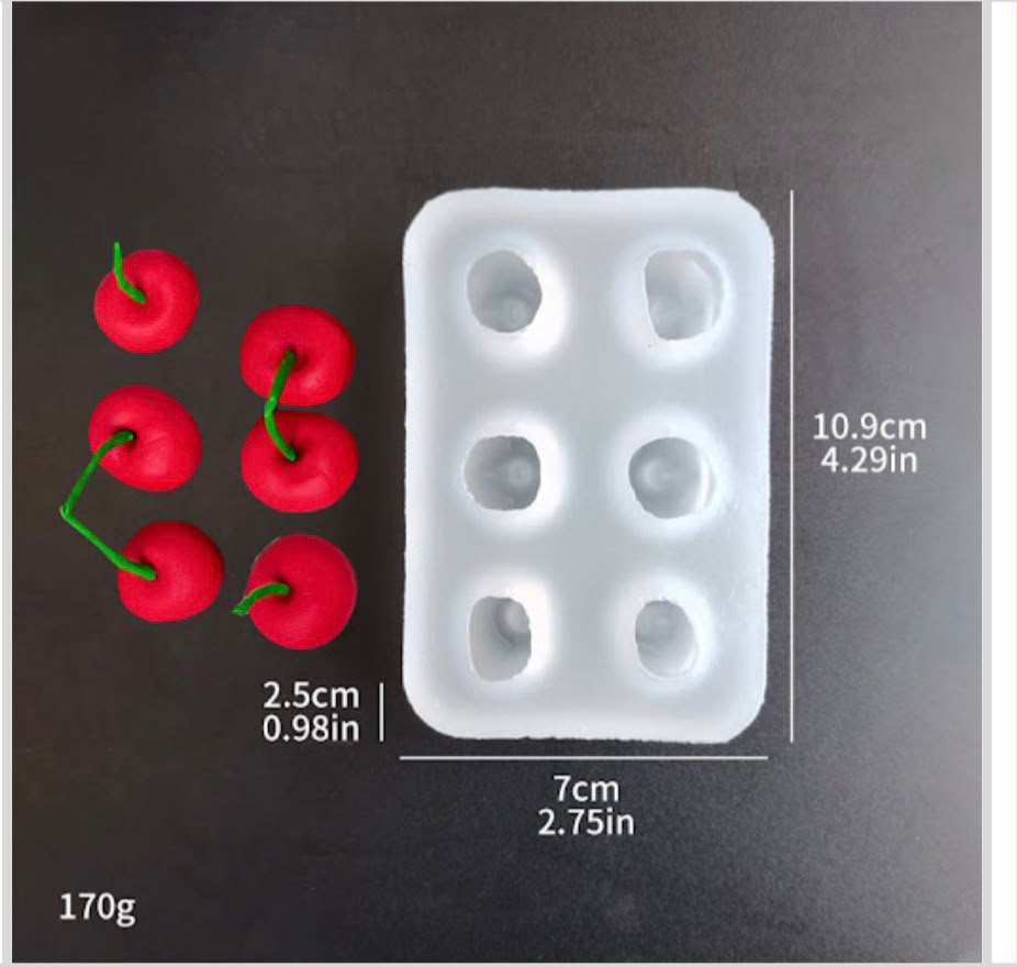 J156219 STRAWBERRY  CANDLE MOLD