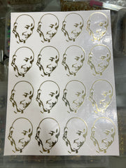 GURU JI  METAL  STICKER A4 SIZE  SHEET