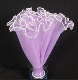 Pearl Edge Wrinkled Wavy Net Flower Wrapping Bouquet Paper