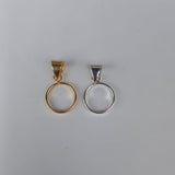 small  round  pendant  bezel  with  hook
