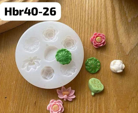 7 CAVITY POND  MINIATURE SILICON MOULD / MOLD