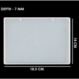 NAME PLATE MOULD (SIZE - 14x19CM , 8MM DEPTH)]