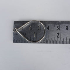 big  drop  shape  pendant  bezel