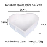 8.5" x 7.5" Heart 50mm Deep Casting Mould/mold  sm0504