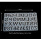 ALPHABET MOLD WITHOUT HOLE MOLD/MOULD