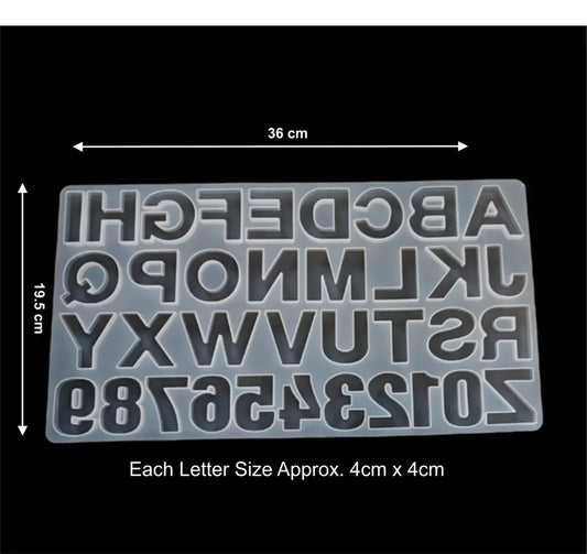 ALPHABET MOLD WITHOUT HOLE MOLD/MOULD