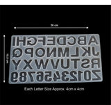 ALPHABET MOLD WITHOUT HOLE MOLD/MOULD