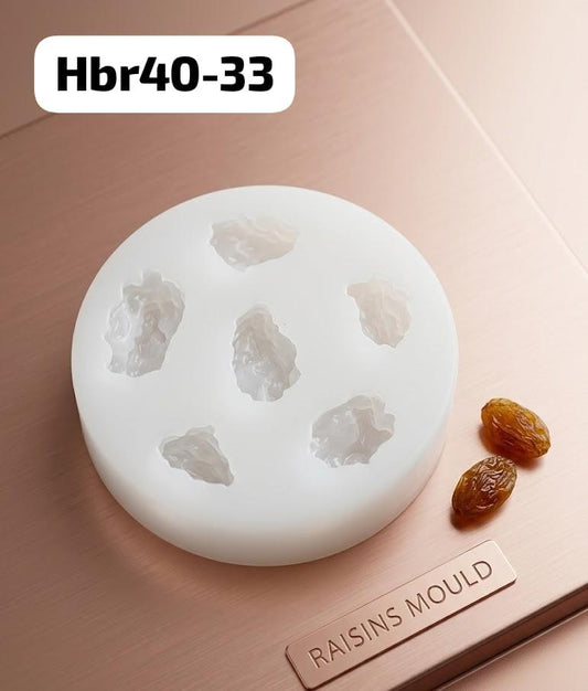 6 CAVITY  RAISINS/KISHMISH   CANDLE  MOULD
