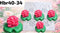 4 CAVITY  LOTUS  WITH  LEAF  SILICON  MOLD  AND  POND MINIATURE  MOLD