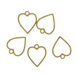 5  IN 1   HEART BRACELET  BEZEL  GOLD  BZ239
