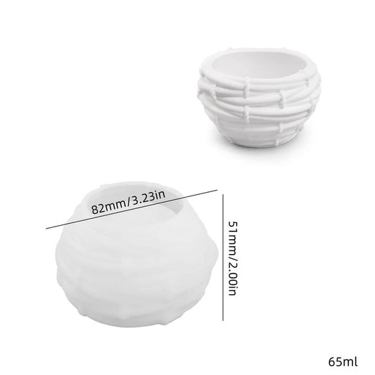 SM1422 BIRD NEST SILICON MOULD FOR RESIN AND CONCRETE MOLD