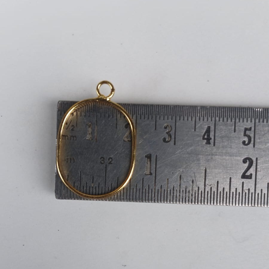 u shape pendant  bezel