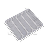 5 PC  OVAL BOOK  MARK  MOULD