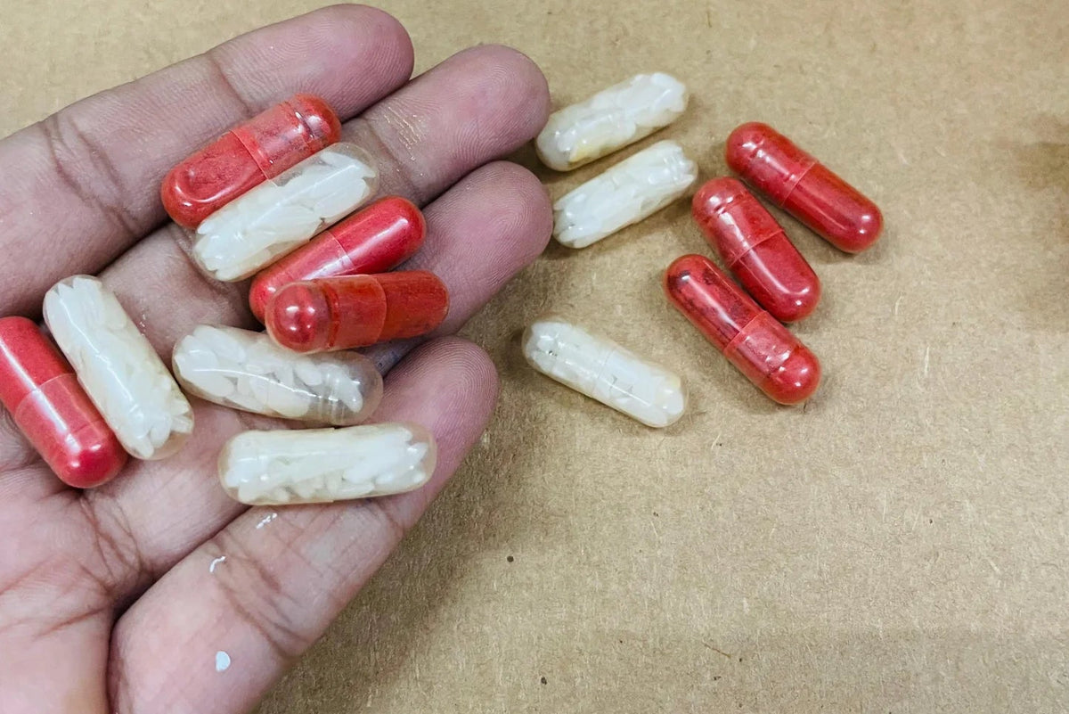 ROLI CHAWAL  CAPSULE  FOR  RESIN PLATTER  50 PAIR